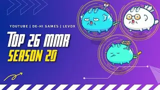 Best Chops Axie Team of Season 20 in Axie Infinity | Ft. Youtube | de-hi games | Lev0x