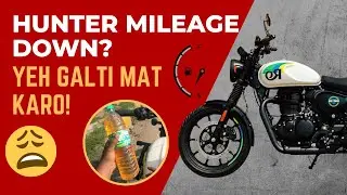 Hunter 350 Mileage Drop? Real Reason & Easy Fix | Low Average Problem Solved 🔥