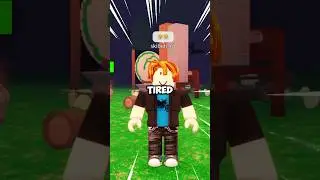 He stayed awake so we could sleep in roblox 99 nights 😢