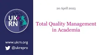 Total Quality Management in Academia