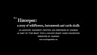 Mumbles - Hinterpest: a story of... (full audio)