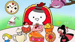 [ASMR] Alice in Wonderland Tea Party