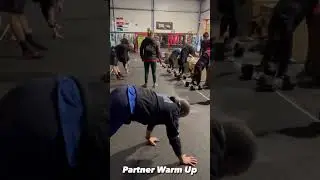 Partner Warm Up ( Inch worm push up & Hold )
