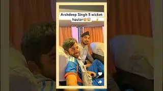 Arshdeep Singh with Axar Patel🤯🤣😱 #axarpatel #t20worldcup #arshdeepsingh #abhishek