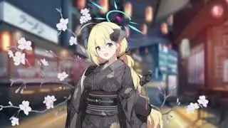 [Blue Archive] Akari (New Year) - Tanoshimini shite ite kudasai. Ehe~