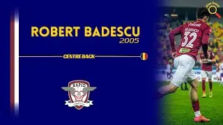 Robert Badescu (CB, 2005, Rapid) | Left-footed ball-playing defender | Duels, passing, heading