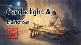 Tang Dynasty Night Study Ambience | Ancient Chinese Flute & Guqin