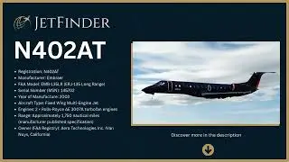 N402AT Embraer EMB-135LR | Specs, Ownership & Jet Overview