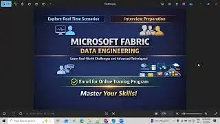 Enroll for Online Training Program On Microsoft Fabric Data Engineering Starts from Jan 19 2026