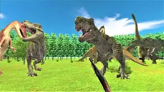 T-Rex remastered with update. FPS perspective! | Animal Revolt Battle Simulator