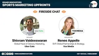 Shivram Vaideeswaran, Global Head of Delivery Marketing, Uber Eats at BI Sports Marketing Upfronts