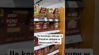 How much does shopping cost in a Polish store in Germany #germany #poland #polesingermany #polesa...