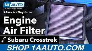 How to Replace Engine Air Filter 14-17 Subaru Crosstrek