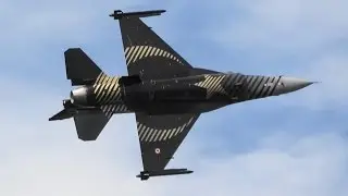 【4K】RIAT 2016 SOLO T&Uuml;RK Turkish Air Force F-16 The Royal International Air Tattoo