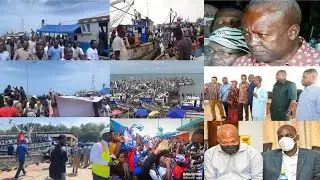 Takoradi harbour fishermen abandon boats to hail Bawumia