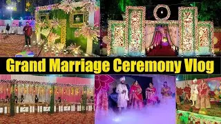 Grand Marriage Ceremony ||  Grand Wedding Vlog 2024 || Dhanbad 😇 Vlog On Wheel #dhanbadvlog