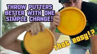 How to throw putters better | Fan Grip vs Power Grip