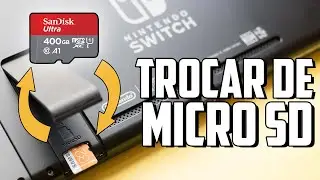 Como Trocar Micro SD Card no Nintendo Switch e Manter os Jogos? #SwitchDicas