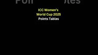 ICC Women&rsquo;s World Cup 2025 🏆 Updated Points Table as on 08-Oct | Shocking Team Standings Revealed!