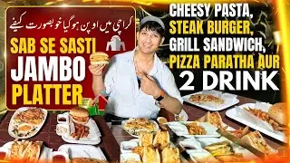 Sab se Sasti Jumbo Platter New Open Air Me Time Cafe per | Free Games WIFI ke sath Itne Mazayda Food