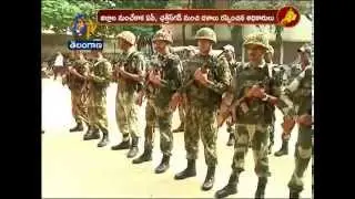 Twin Cities Are Under Tight Security On The Eve Of Ganesh Visarjan