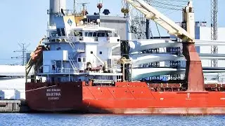 Seeschiff MARTINA Frachter geared cargo seaship V2HN4 IMO 9594286 Emden BJ 2012