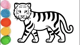 How To Draw a Tiger 🐅Drawing | Easy Tiger Drawing | Tiger Drawing For Kids | Step by Step Tiger Draw
