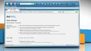 How to configure spam settings in AOL&reg; Mail
