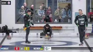 FEATURE  Bruce Mouat vs  Mike McEwen   QUARTERS   RBC Dominion Securities Western Showdown 3