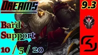 Dreams as Bard Support | S9 Patch 9.3 | EUW Grandmaster | Full Gameplay