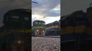La fuerza #Ferrovalle #HLCX encargados de transportar toneladas carga 🏭 #train #Mexico