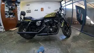 Tive que trocar a ponteira da moto, Coloquei uma Customer, Veja como ficou!  | IRON 883