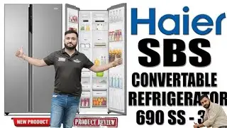 Latest Haier HES-690GK side by side Refrigerator. | Best side by side Refrigerator | Demo or Feature