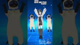 【パラパラ】GIVE ME FIVE - DOMINO  #eurobeat #vtuber #パラパラ