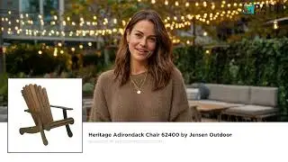 Jensen Outdoor Heritage Adirondack Chair 62400 | Premium Patio Icon with Wide Armrests