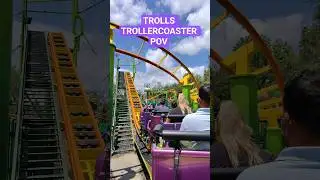 Trolls Trollercoaster POV at DreamWorks Land at Universal Studios Florida #rollercoaster #raybanmeta
