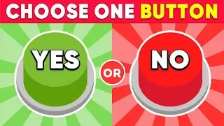 Choose One Button! 😱 YES or NO Edition 🟢🔴Quiz Games