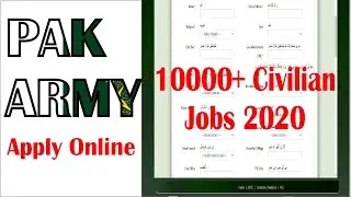 Pakistan Army Jobs 2020 Apply Online | Pak Army Civilian Jobs October 2020