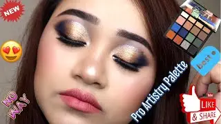 Glamming Up Using LA Girl Pro Artistry Palette || @chinhillrose || Subscribe ||