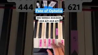 Fate of Ophelia - Taylor Swift - Easy Piano Tutorial #piano #pianolessons