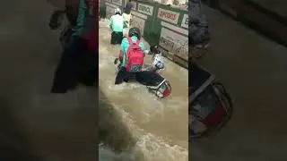 Bangalore Flood   Heavy rain in Bangalore City Karnataka #banglore #flood #india #karnataka #news