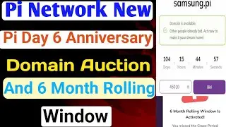Pi Day 6 Anniversary And Domain Auction#tech #cryptocurrency #pinetwork