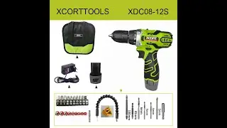 XCORT TOOLS XDC08-12A2 CORDLESS DRILL industrial cordless drill Kit Tools set cordless Power Drill