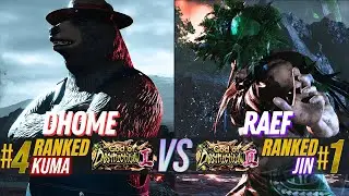DHOME50HBK (#4 Ranked Kuma) 🆚 RAEF (#1 Ranked Jin) ✦ Tekken 8 High Level Match