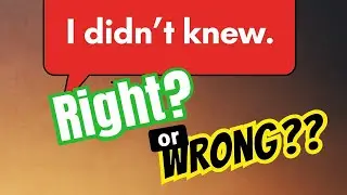 Stop Saying ❌ &lsquo;I Didn&rsquo;t Knew&rsquo;! ✅ Easy Grammar Fix || Common English Mistake