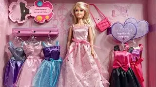 Barbie Fashionista Play Set | Satisfying Unboxing Beautiful Barbie Dress Collection | ASMR
