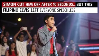 Simon Cut Him Off After 10 Seconds&hellip; But This Filipino Elvis Left Everyone Speechless 😳🎤