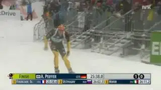 Arnd Peiffer wins the sprint in Oberhof 2012 (Biathlon)