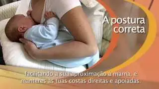 Amamentação: a postura correcta