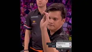Alexis Toylo with a 146 finish against Richard Veenstra 2024/25 Paddy Power World Darts Championship